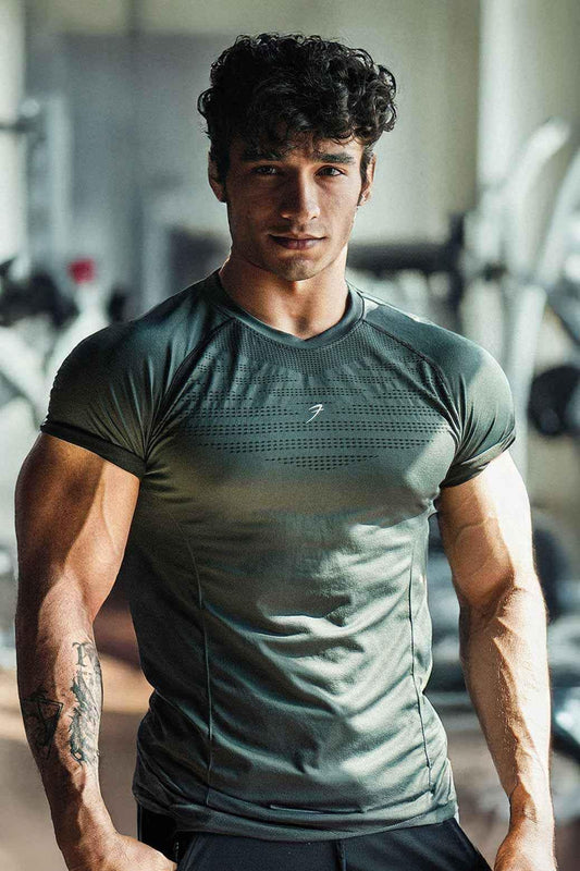 Power Seamless T-shirt Grey