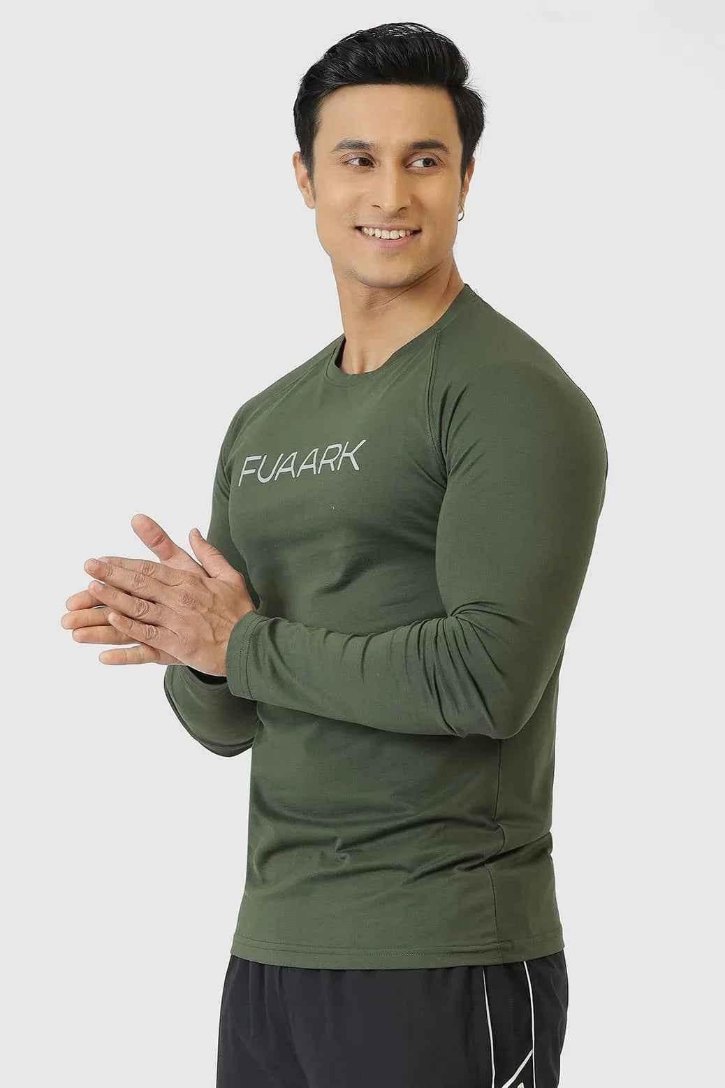 Chase Full Sleeves T-shirt Olive