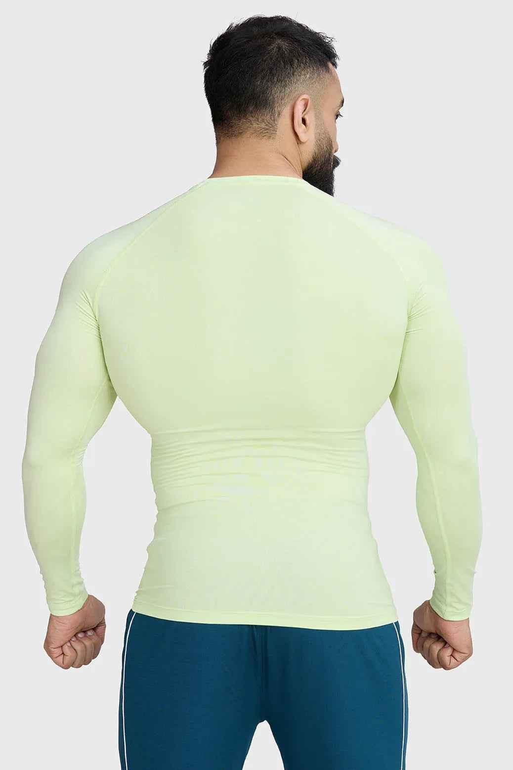 Compression Fullsleeves T-shirt Lime