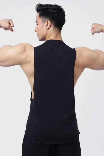 Drift Deep Arm Tank Black