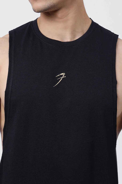 Drift Deep Arm Tank Black