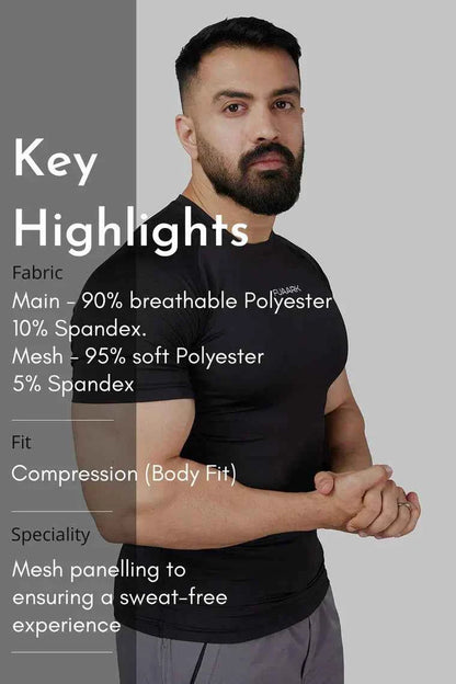 Compression 2.0 T-shirt Black