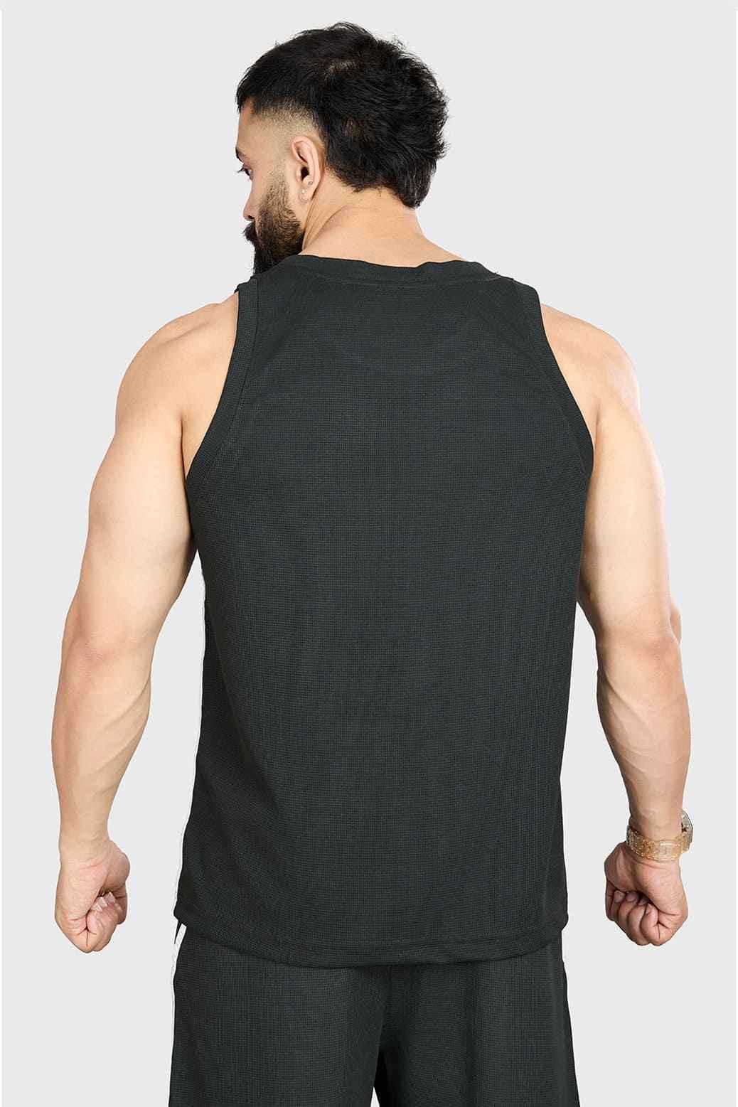 Drip Oversized Tank Olive