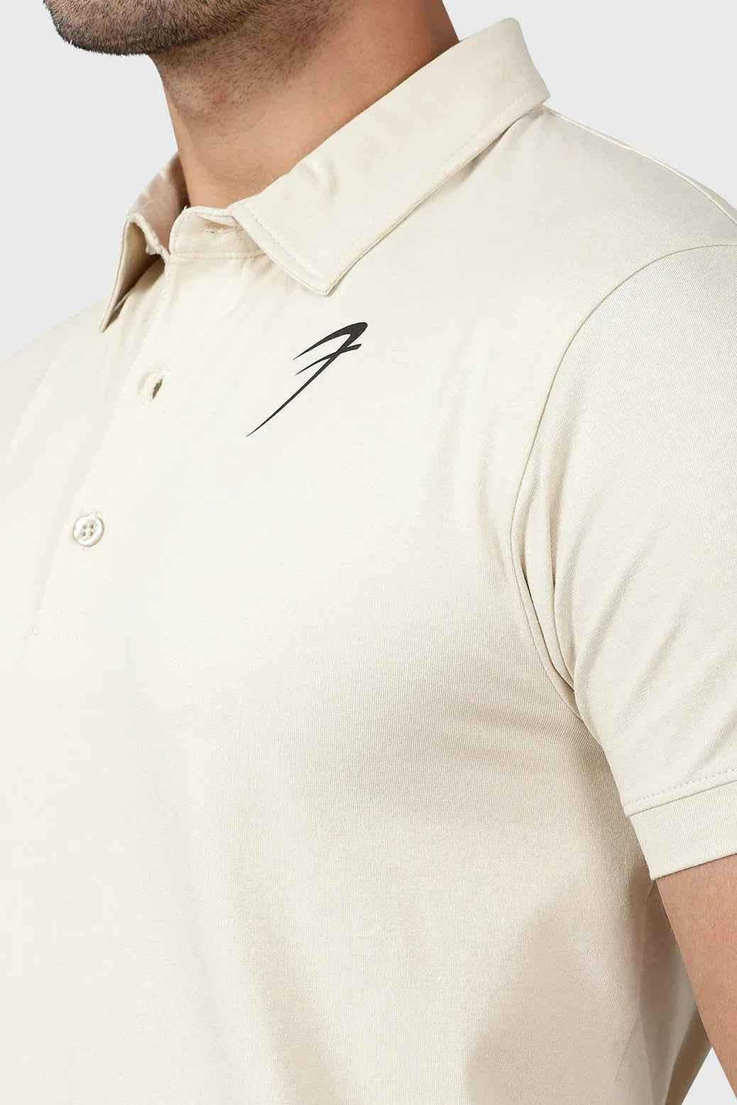 Polo T-shirt Beige