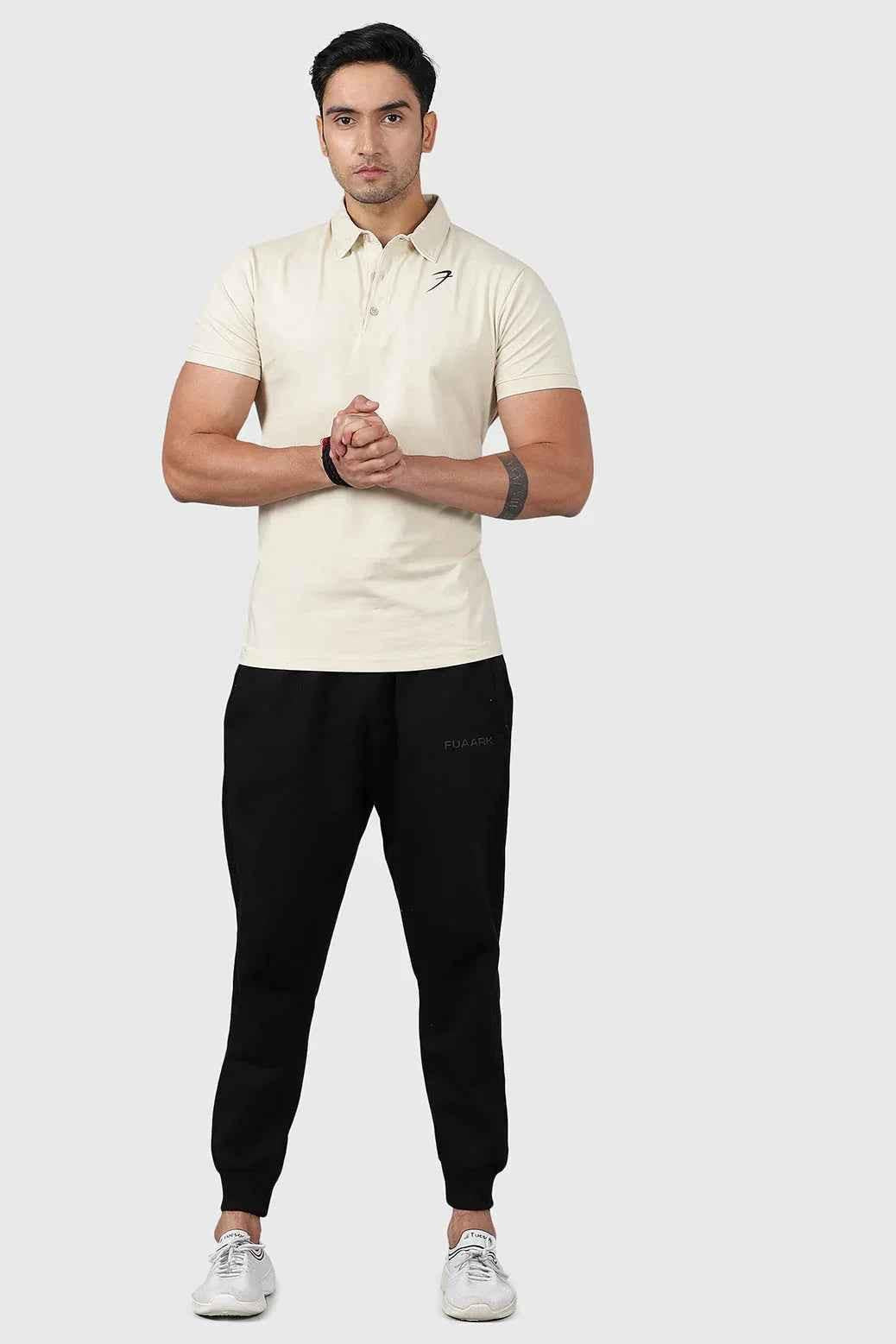 Polo T-shirt Beige