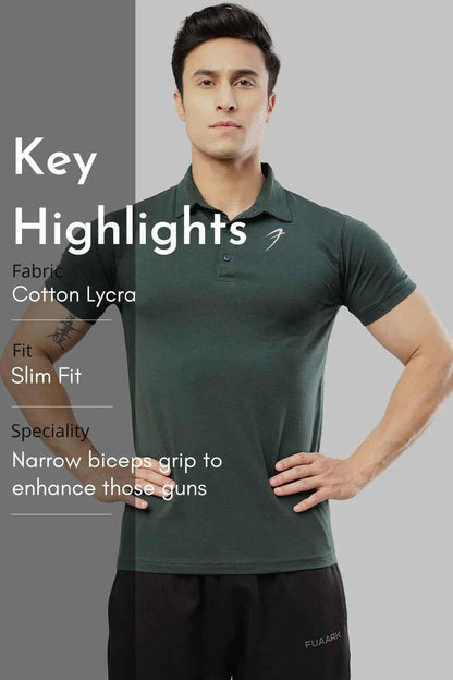 Polo T-shirt Green