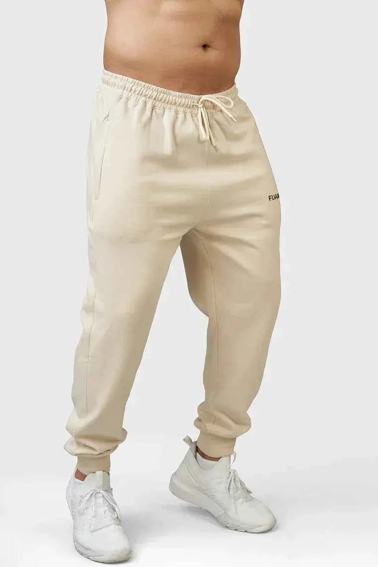 Signature Oversized Joggers Beige