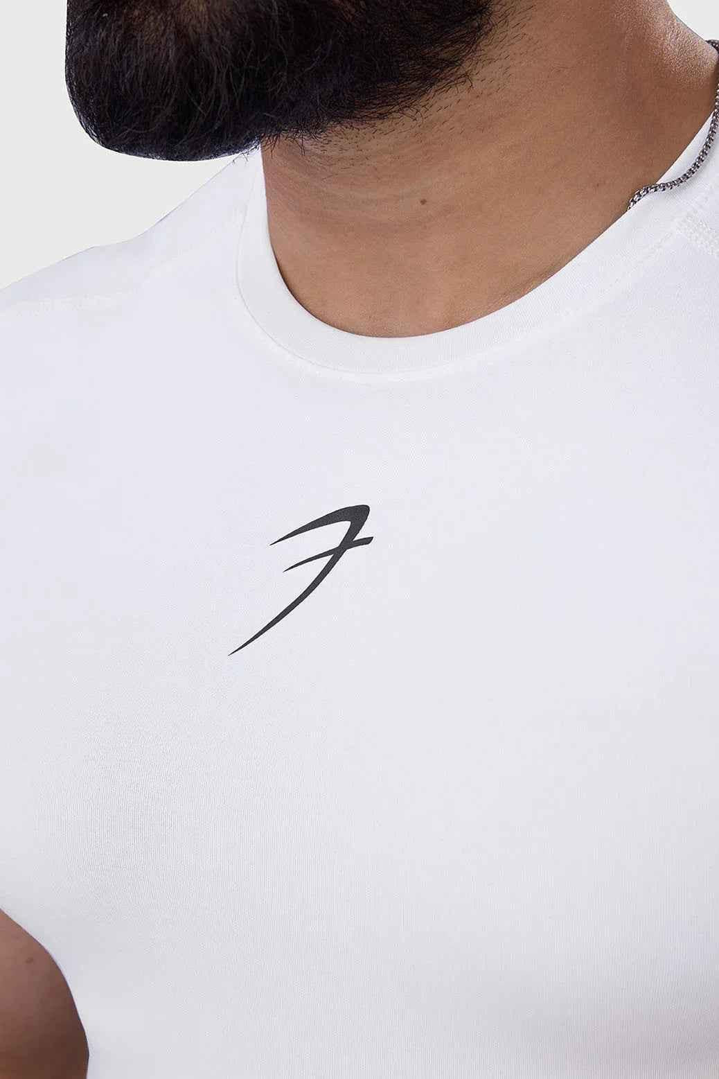 Compression Sleeveless Tank White