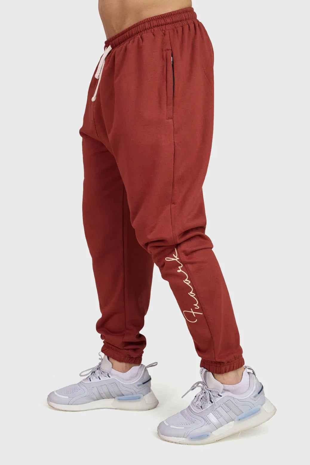 Signature Oversized Band Joggers Rust
