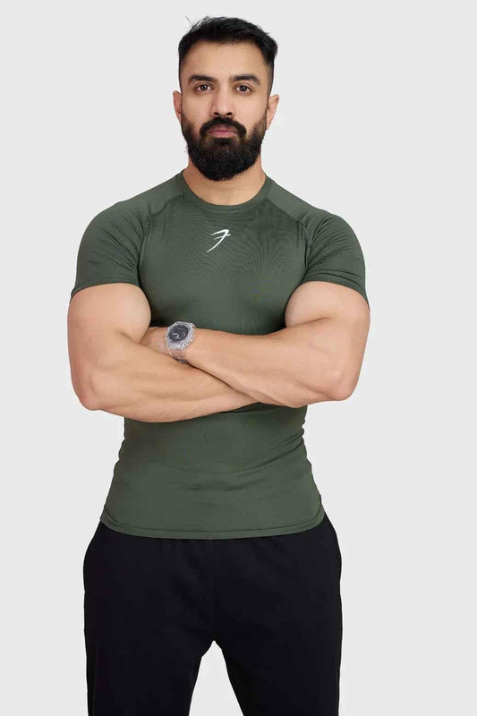 Compression T-shirt Olive