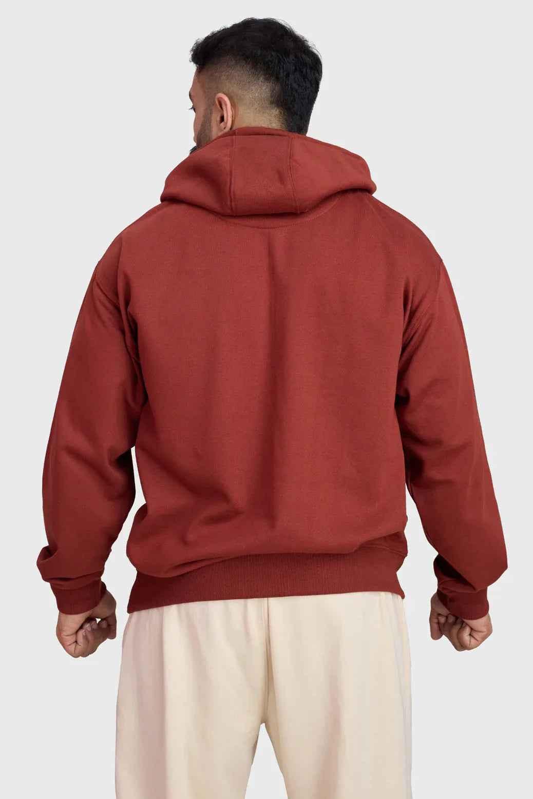 Signature Oversized Hoodie Rust