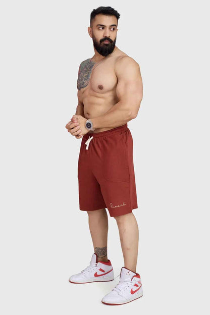 Weekend Oversized Shorts Rust