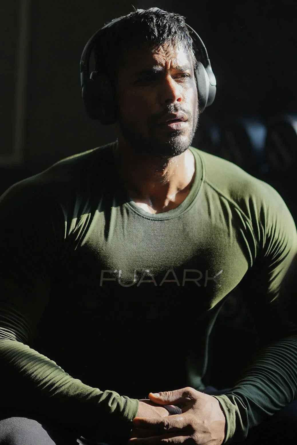 Chase Full Sleeves T-shirt Olive