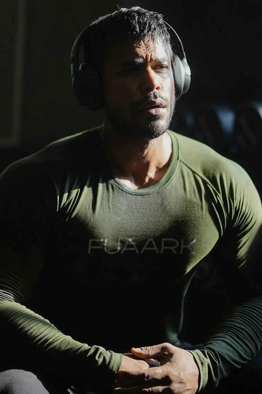 Chase Full Sleeves T-shirt Olive