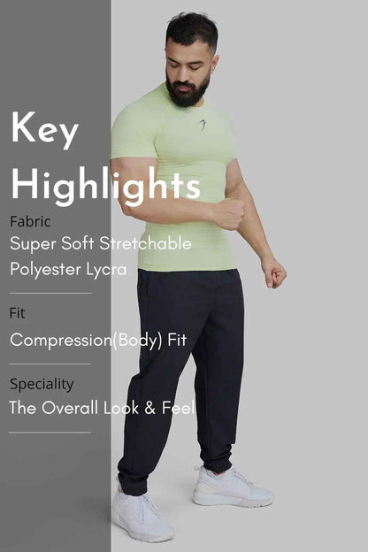 Compression T-shirt Lime