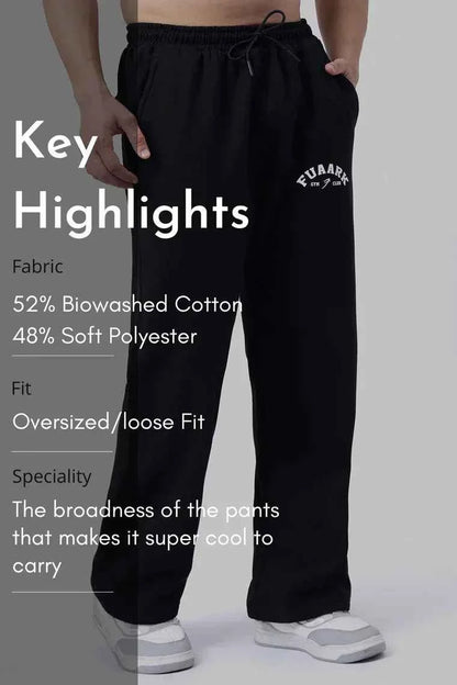 Laidback Relaxed Pants Black