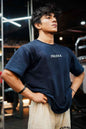 Sword Oversized T-shirt Navy