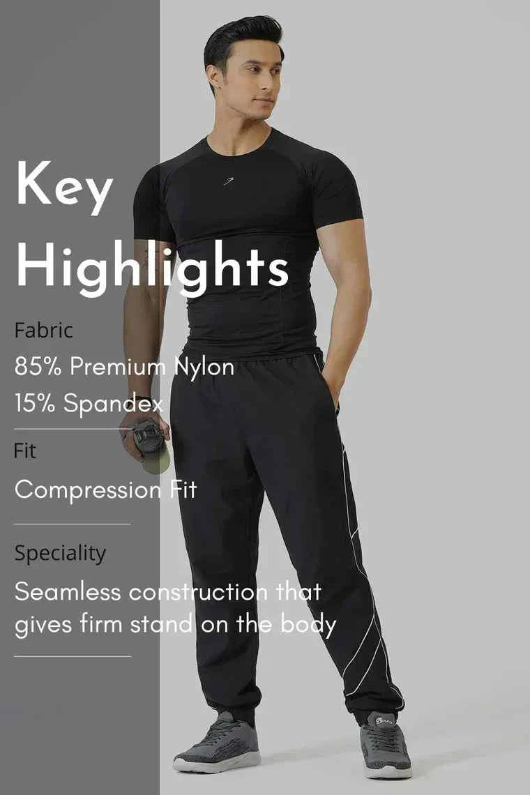 Power Seamless T-shirt Black