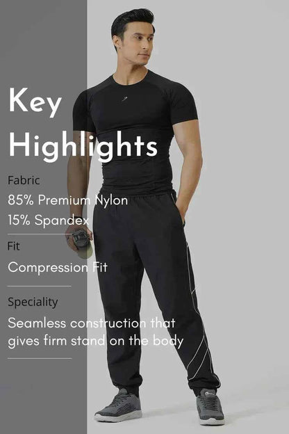 Power Seamless T-shirt Black