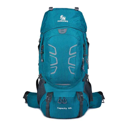 60L Outdoor Hiking Backpack with Water-Resistant Design
