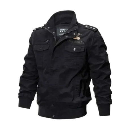 Tactical Flight Army Jacket - Military Bomber Jacket with Cotton Construction | Plus Size Available