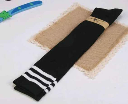 Striped Over-the-Knee Socks for Women - College Style Knee-High Fashion Socks