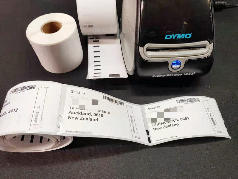 DYMO 99014# Comp. (2 Rolls) 54*101mm 220 Labels/roll Tradevine Labels dealonline.co.nz