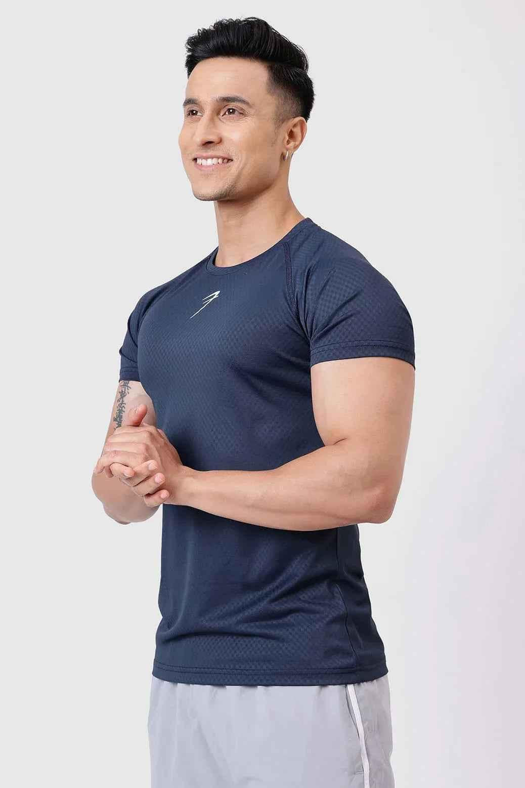Grain T-shirt Navy
