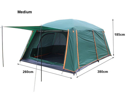 Family Tent –Double layers Waterproof-3 Size Two Colours Aavailable ECOTREK