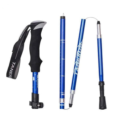 Ultra-Light 5-Section Folding Trekking Pole | Aluminum Alloy Hiking Pole