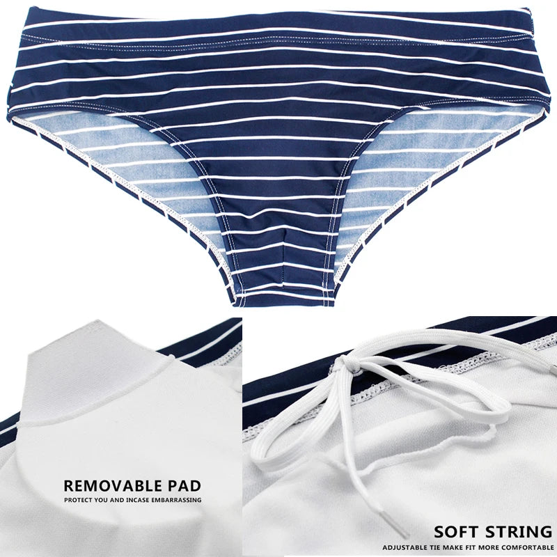 Men's swim briefs by ShopHub NZ featuring sleek, fitted design in vibrant colors, suitable for swimming and beachwear.