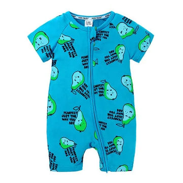 Kids Tales Sunny Side Cotton-Blend Zip Baby Romper