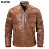 FLAVOR Men's Pigskin Leather Jacket – Rustic Reserve