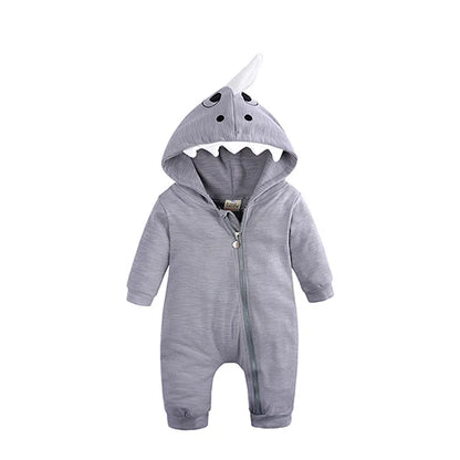 Kids Tales Bunny Hugs Cotton-Blend Hooded Baby Romper