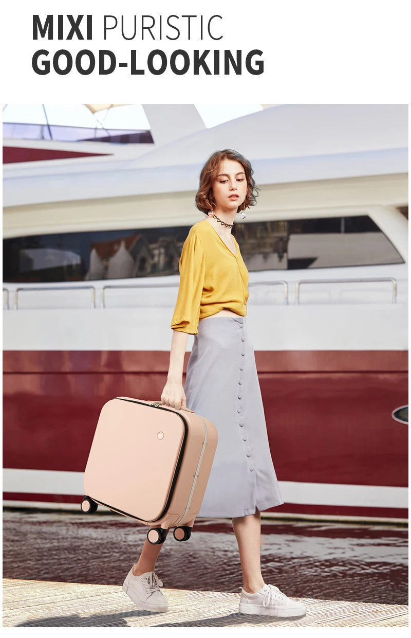 Mixi 18-inch Carry-on Suitcase