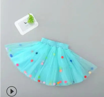 Kids Tales Party Pop Tulle Tutu Skirt for Girls