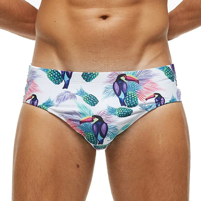DATIFER Printed Swiming Briefs