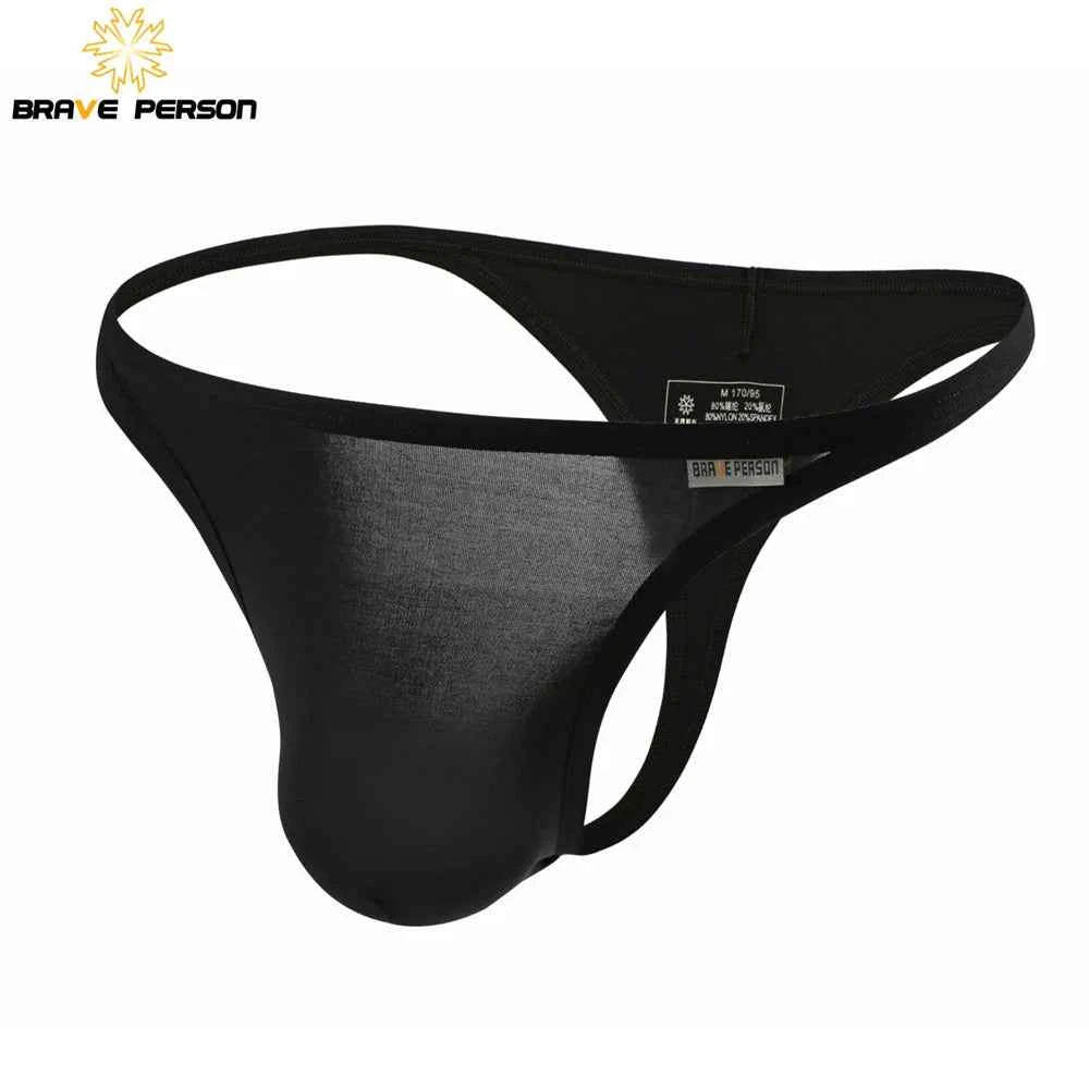 BRAVE PERSON Men's Sexy Briefs - Fashionable Low Waist Breathable Underwear