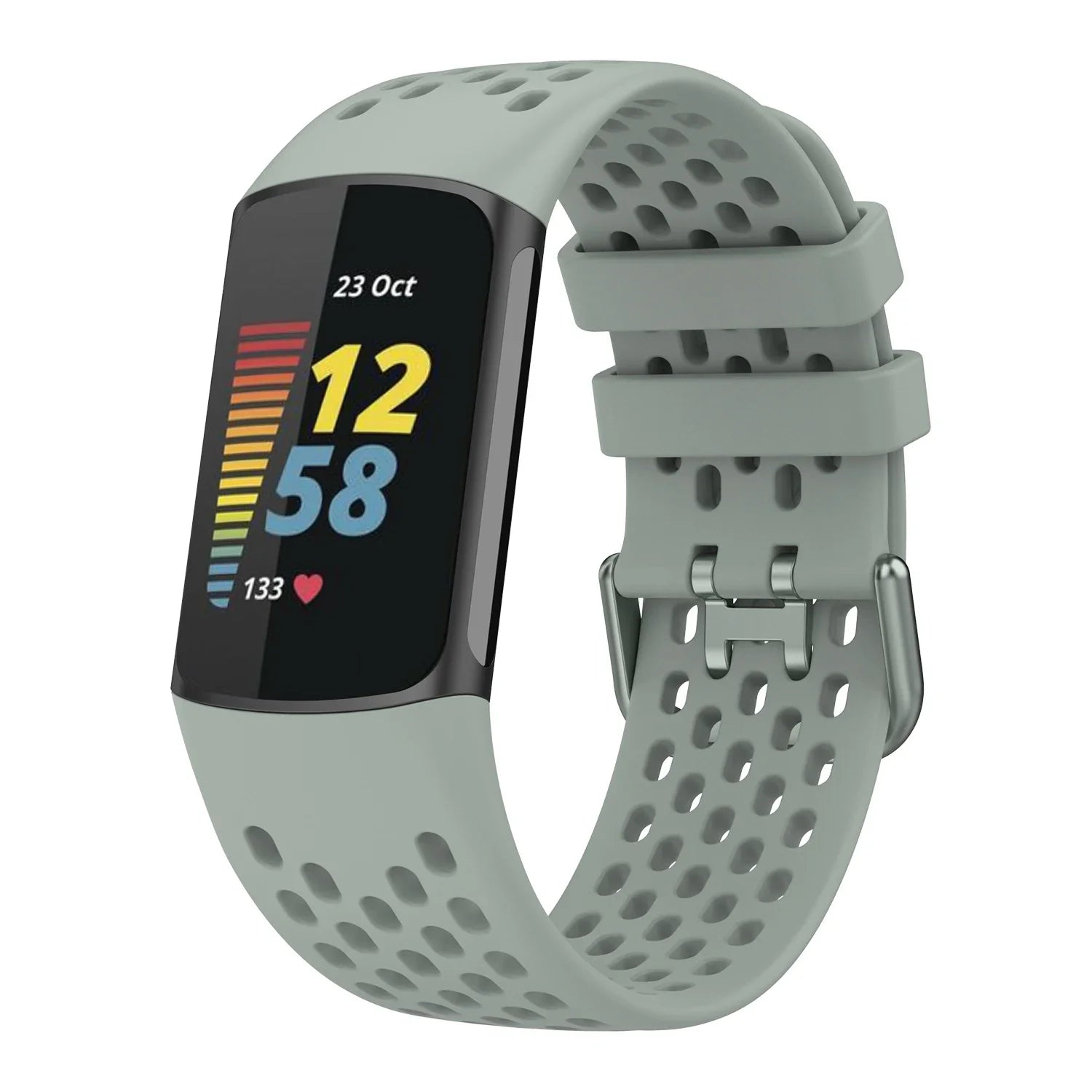 Silicone Sports Strap for the Fitbit Charge 5/6 Series (12 colours available) Habicare