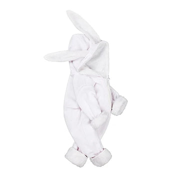 Kids Tales Bunny Hugs Cotton-Blend Hooded Baby Romper