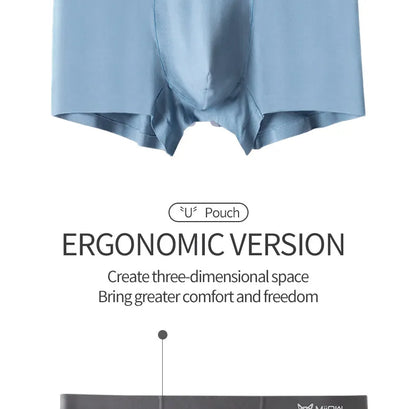 MiiOW Modal Men's Underwear 3Pcs Antibacterial Boxer Shorts - ShopHub