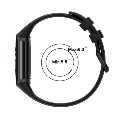 Silicone Sports Strap for the Fitbit Charge 5/6 Series (12 colours available) Habicare