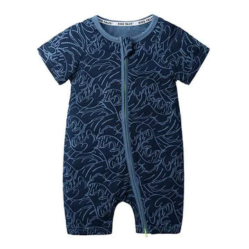Kids Tales Sunny Side Cotton-Blend Zip Baby Romper