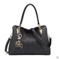 FOXER Split Leather Monogram Handbag