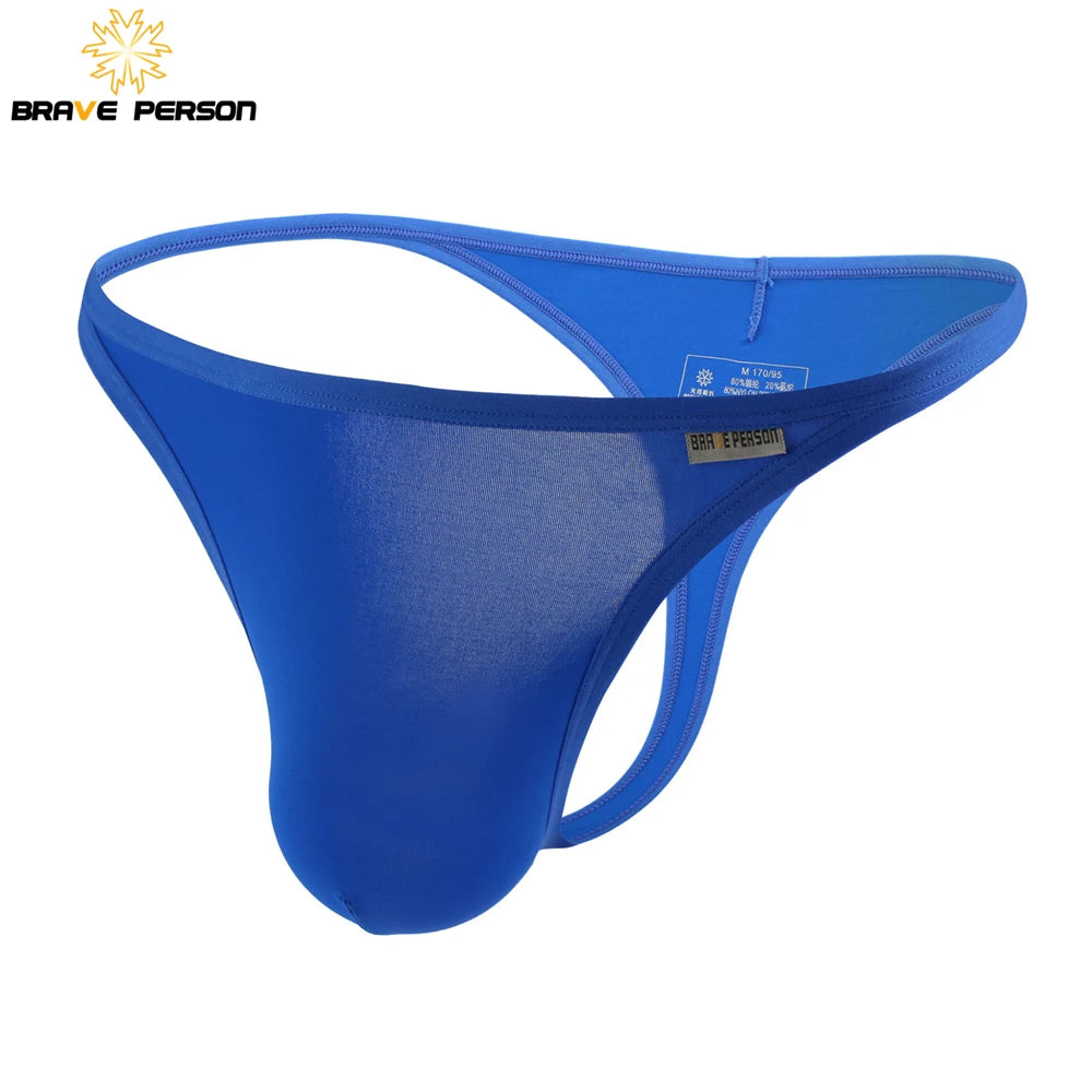 BRAVE PERSON Men's Sexy Briefs - Fashionable Low Waist Breathable Underwear - ShopHub