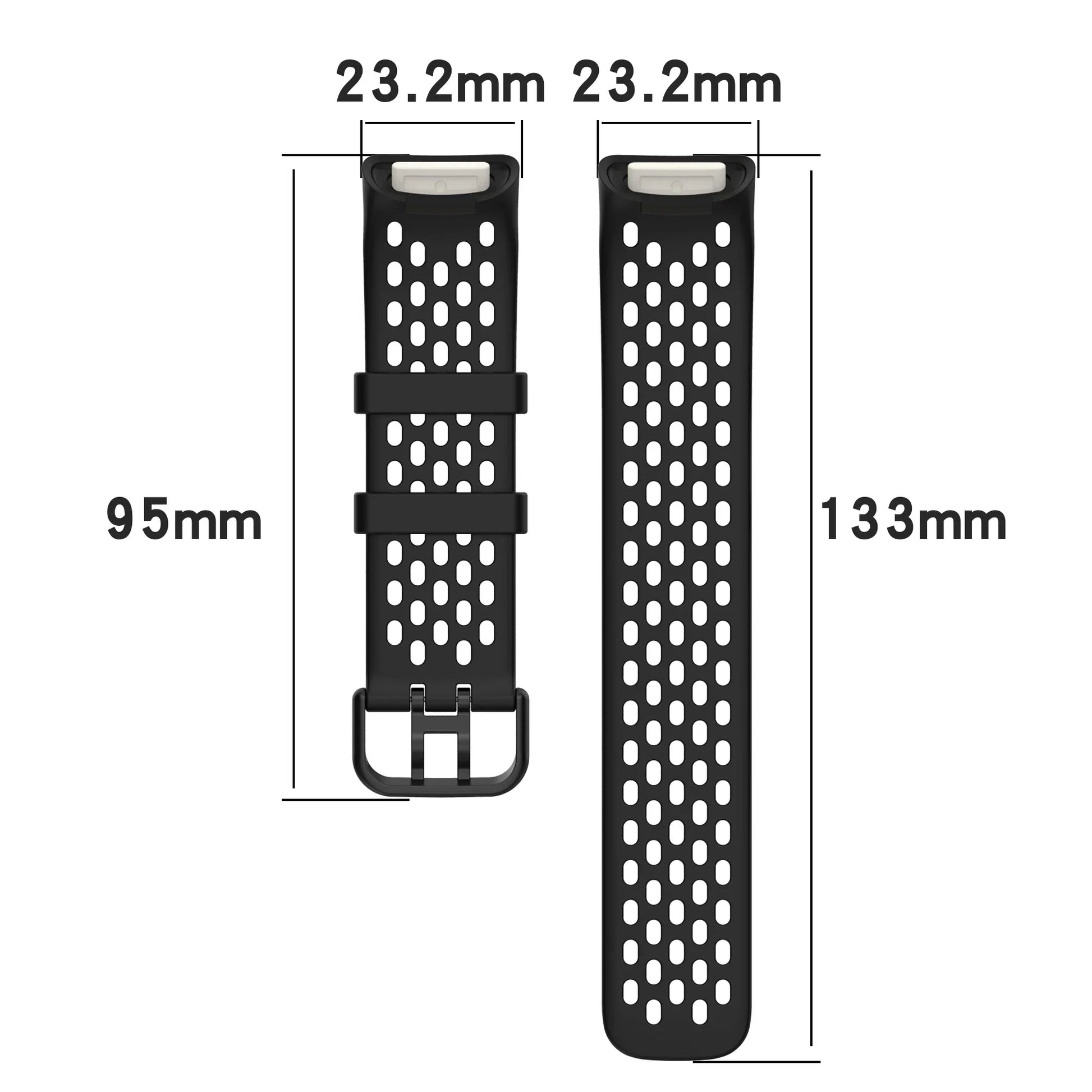 Silicone Sports Strap for the Fitbit Charge 5/6 Series (12 colours available) Habicare
