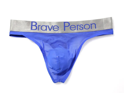 BRAVE PERSON Transparent Men's Briefs - Low-Waist Mesh Gauze Breathable Underwear - ShopHub