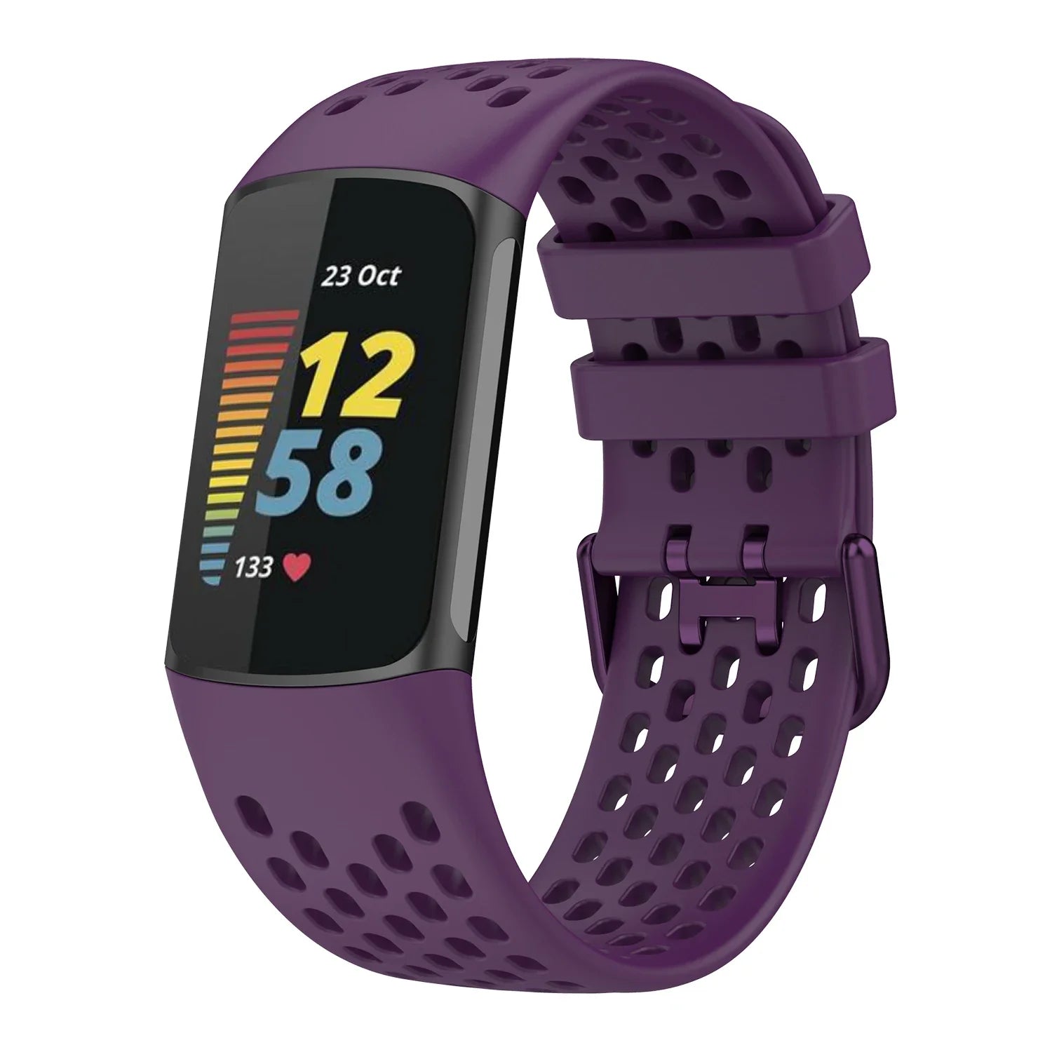Silicone Sports Strap for the Fitbit Charge 5/6 Series (12 colours available) Habicare