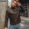 FLAVOR Men's Stand-Collar Leather Jacket – Urban Reserve