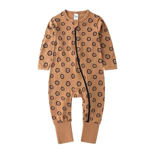 Kids Tales Everyday Wonder Cotton-Stretch Zip Baby Romper